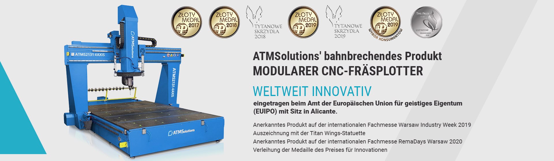 ATMSolutions' bahnbrechendes Produkt MODULARER CNC-FRÄSPLOTTER