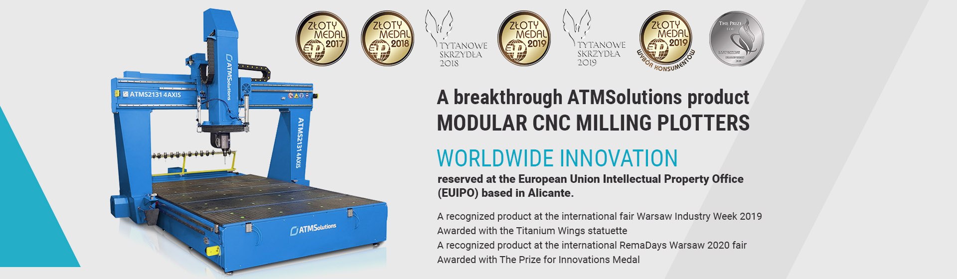 A breakthrough ATMSolutions product Modular CNC milling plotters