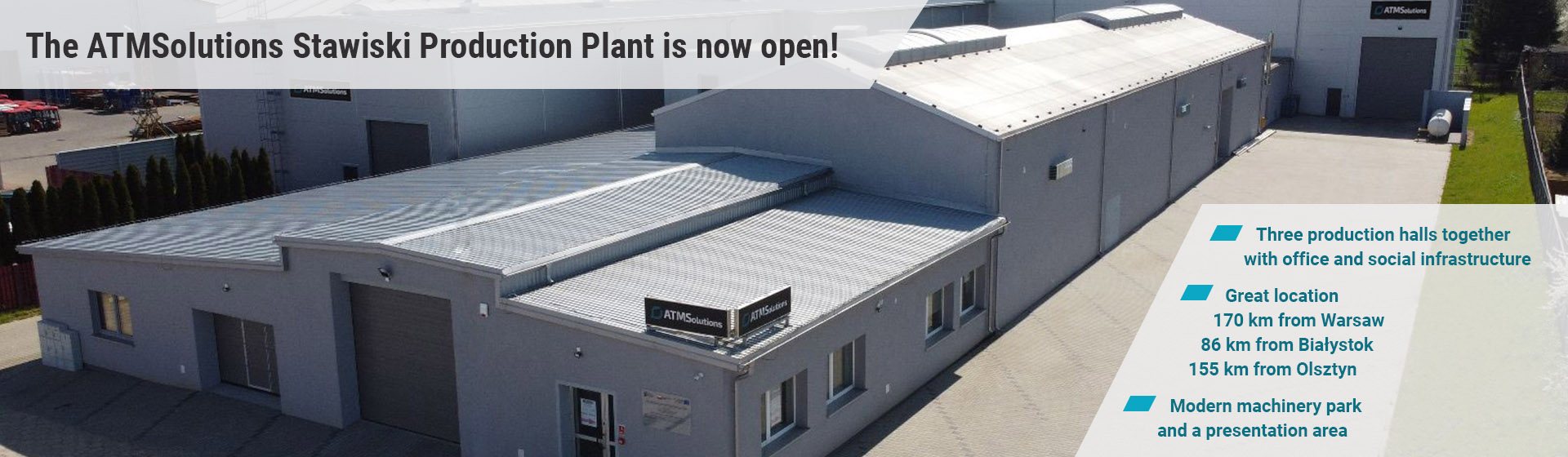 Construction of the ATMSolutions Stawiski production plant