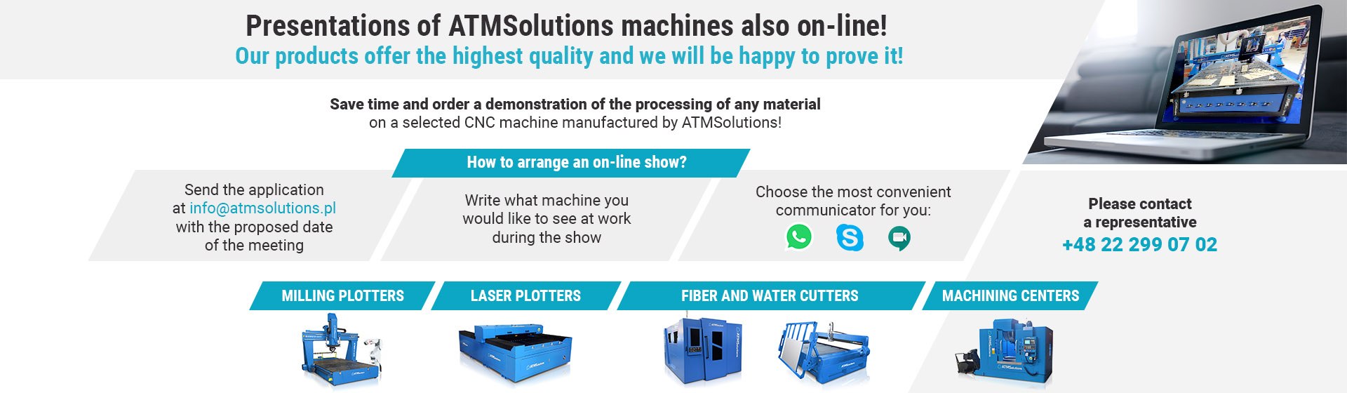 Presentations of ATMSolutions machines also on-line!