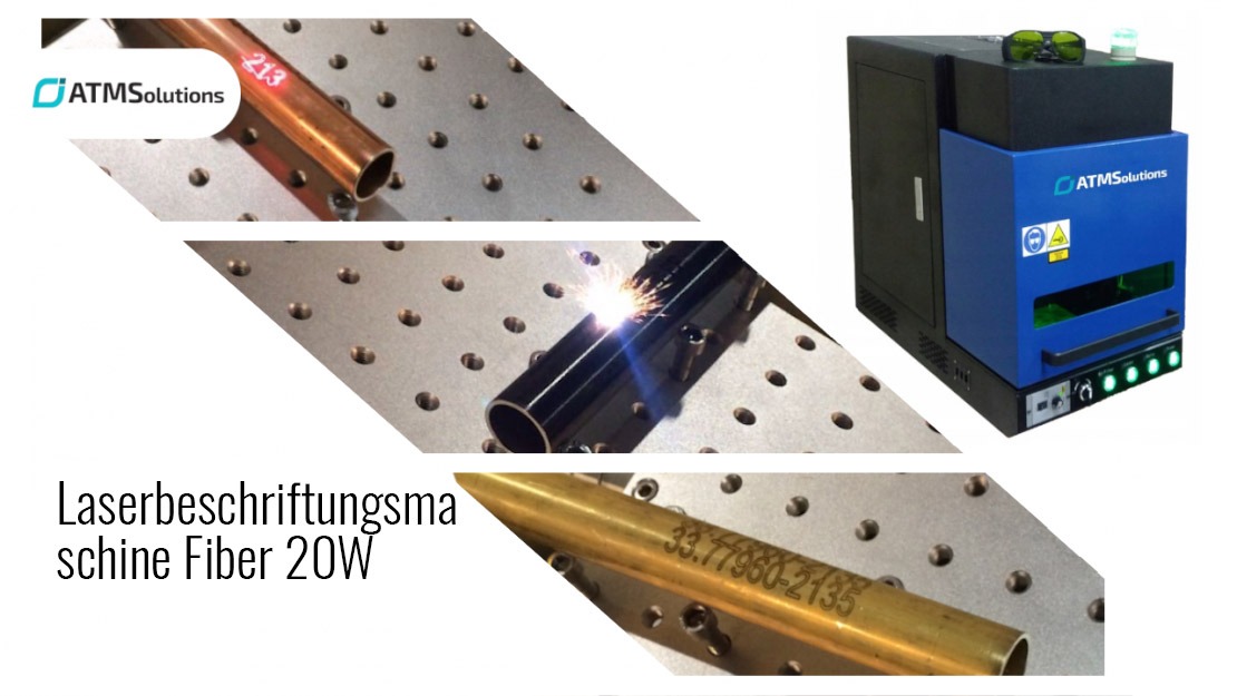 Der Prozess der permanenten Markierung mit Faserlasermarkierung ATMSolutions - Video