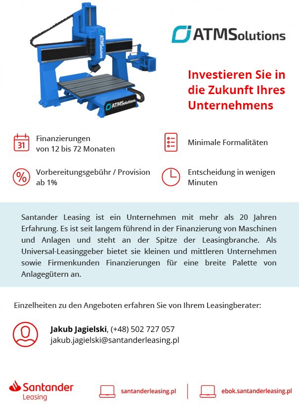 Leasing von ATMSolutions-Maschinen in einem vereinfachten Verfahren